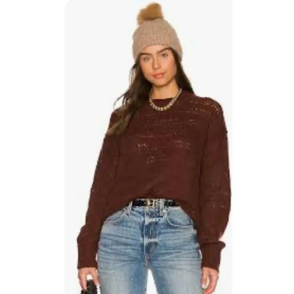 Rails Reagan Alpaca & Wool Pullover Sweater in Raisin NWT Size Medium
